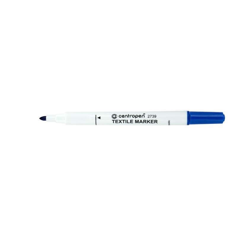 Маркер CENTROPEN Textile 2739/03 2 мм синій